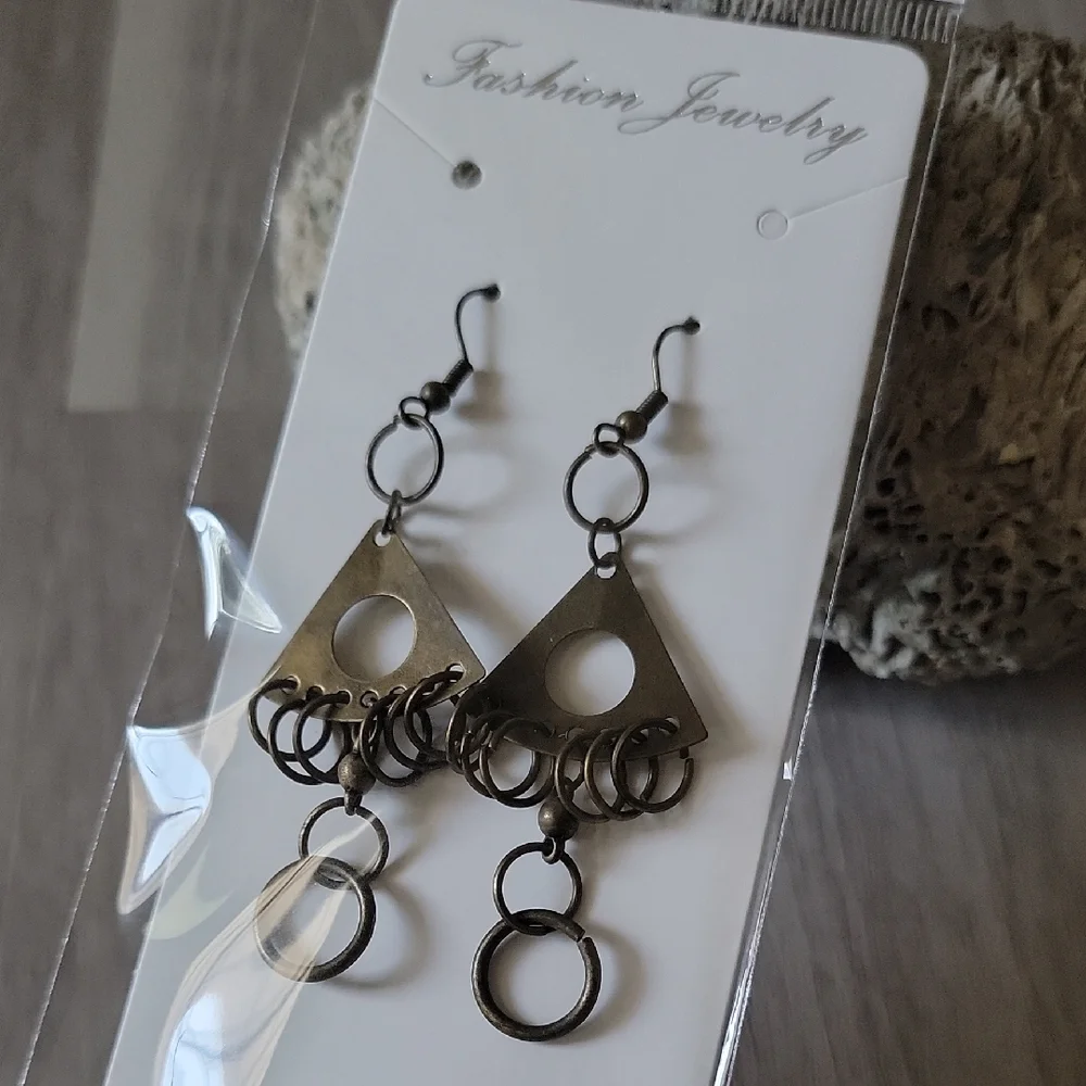 💎Final Sale💎 Geometric Bronze Earrings